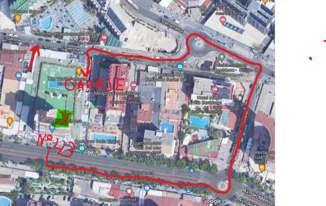 Atico Con Gran Terraza Apartman Benidorm Kültér fotó